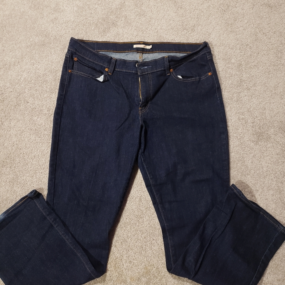 Levis Womens 415 Blue Relaxed Bootcut Jeans Size 33